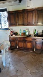 Cucina in legno massello