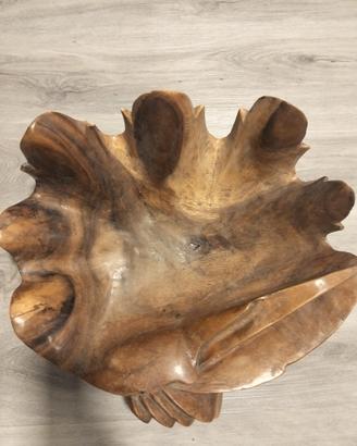 Ciotola arredo artigianale in legno 