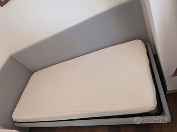 Letto singolo 90x200 + materasso Tempur-Pedic