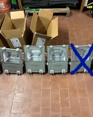 4 Proiettori Tec Mar Ioduri Metallici 150W