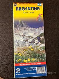 Mappa cartina geografica Argentina