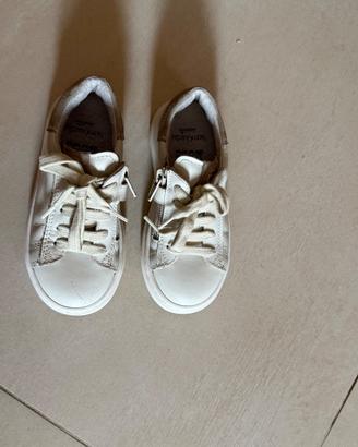 Scarpe n.25 Nero Giardini junior beige e panna