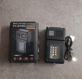 Mini torcia LED ricaricabile USB