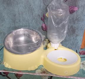 ❥ ciotola doppia per gatto nuova