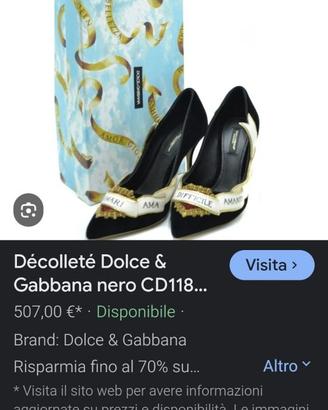 Décolleté DolceGabbana nere