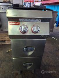 cucina 2 fuochi gas inox 