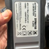 Batteria 40V 4AH + carica batteria