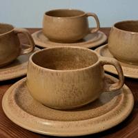 ☕ Set 4 Tazze con Piattini - Vintage