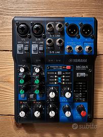 MIXER Yamaha MG06X 6 canali con effetti