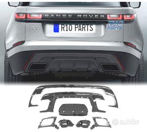 DIFFUSORE RANGE ROVER VELAR 17- LOOK R DYNAMIC NER