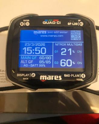 computer subacqueo Mares Ci