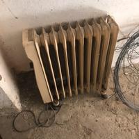 Stufa elettrica con ruote