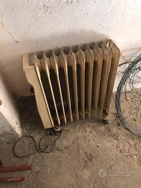 Stufa elettrica con ruote