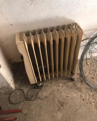 Stufa elettrica con ruote