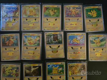 Lotto 41 Pikachu 30th Anniversario ITA miste