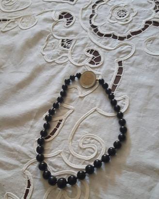 Girocollo in Corallo Nero