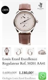 Orologio louis erard nuovo mai indossato.