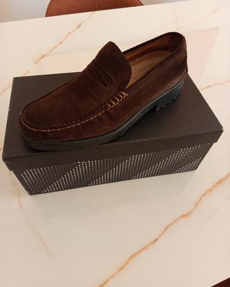 mocassini scamosciati uomo 