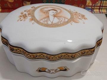 Porta gioielli in ceramica 17 cm x 22  cm x 10 cm