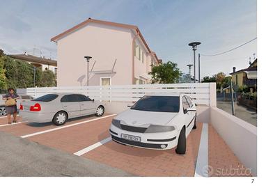 Villetta terratetto con due camere e giardino