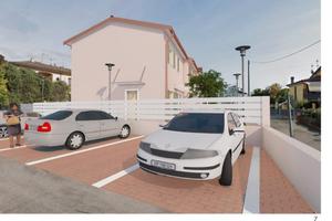 Villetta terratetto con due camere e giardino