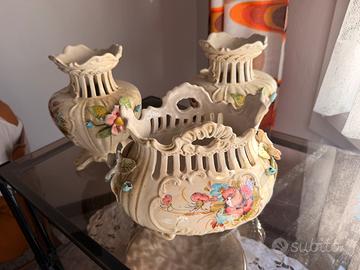 Splendido trittico in ceramica artistica Bassano