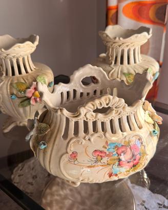 Splendido trittico in ceramica artistica Bassano