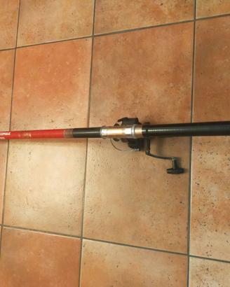 canna da pesca con mulinello