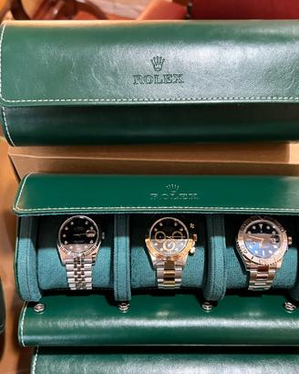 ROLEX Porta Orologi in Pelle Articolo in PROMO
