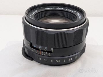 Obiettivo Asahi Pentax Super Takumar 55mm  f 1.8