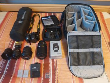 nikon d5300 con accessori