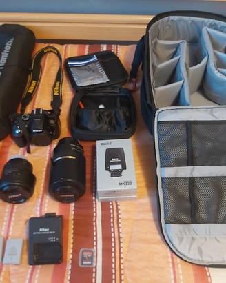 nikon d5300 con accessori