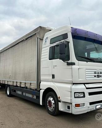 Man TGA 18.460 4x2 centinato con rimorchio