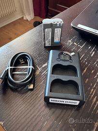 NIKON D300-D700 CARICA BATTERIA EN-EL3E