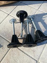 Piede piedino livellatore regolabile Acciaio plast