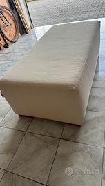Pouf Poltronesofà beige/panna 60x120 cm – usato