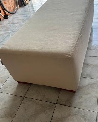 Pouf Poltronesofà beige/panna 60x120 cm – usato