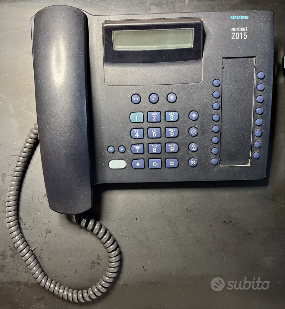 telefono a filo Siemens Euroset 2015 blu - Telefonia In vendita a Torino