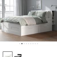 letto contenitore ikea con testiera 