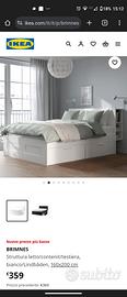 letto contenitore ikea con testiera 