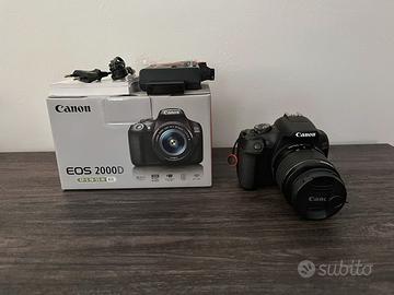 Canon EOS 2000D + EF-S 18-55 III scatola originale