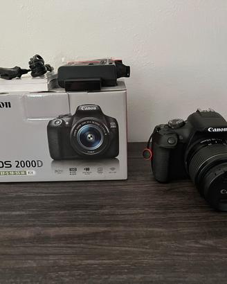 Canon EOS 2000D + EF-S 18-55 III scatola originale