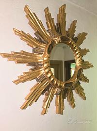 Specchio a sole vintage (sunburst mirror).

