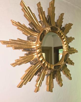 Specchio a sole vintage (sunburst mirror).

