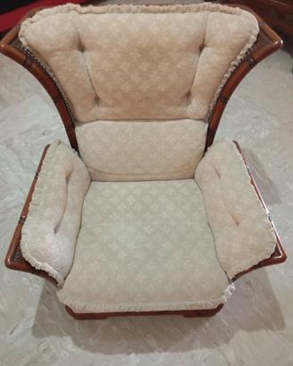 Poltrona Vintage firmada Giorgietti stile Boho