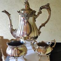 Servizio di caffè in silver plated primi del 900