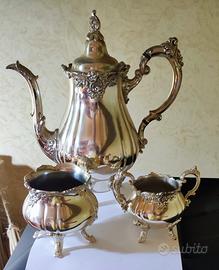 Servizio di caffè in silver plated primi del 900
