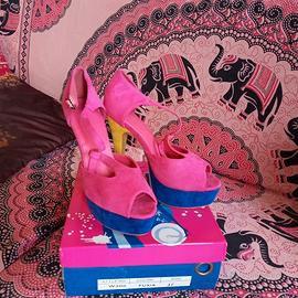 sandali con tacco sm