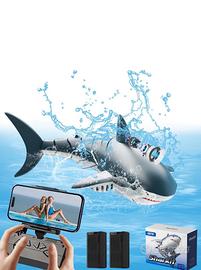 Squalo telecomando con telecamera e pompa schizzi