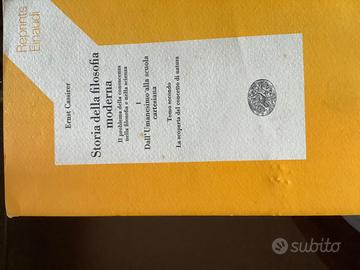 Cassirer, Storia della filosofia moderna, einaudi